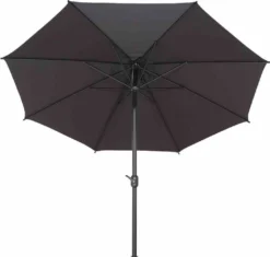 SIENA GARDEN Isa Mittelstockschirm Anthrazit/anthrazit 300 Cm L30537 -Deutschland Garten Zier Verkaufs-Shop 6f05cb3cb1d85e43d1e8c7c0cfcdd3d4