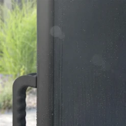 Seitenmarkise 200 X 300 Cm Ausziehbar Und Blickdicht | Moderner Sichtschutz - Windschutz - Sonnenschutz - Seitenrollo Für Terrasse, Balkon Und Garten, Dunkelgrau -Deutschland Garten Zier Verkaufs-Shop 6f5922357aa5fc4dc125577ca85efe3d