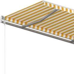 VidaXL Gelenkarmmarkise Automatisch 350x250 Cm Gelb Und Weiß -Deutschland Garten Zier Verkaufs-Shop 6f60a09d0aa6b3204f6d21e3d9d2ec0d