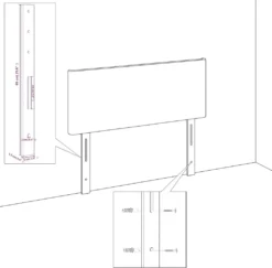 VidaXL Kopfteile 2 Stk. Hellgrau 72x5x78/88 Cm Stoff -Deutschland Garten Zier Verkaufs-Shop 6fd67c8b460db98af3dd48fc6d6dea5c