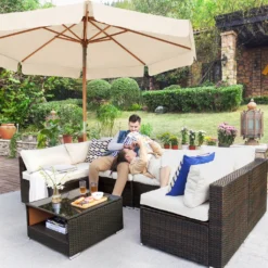 SONGMICS Sonnenschirm 300 Cm, Sonnenschutz Bis UPF 50+, Knickbar, Achteckiger, Schirmmast Und Schirmrippen Aus Holz, Ohne Ständer, Beige GPU32BE -Deutschland Garten Zier Verkaufs-Shop 6ff93d4a44adbc9f2b412e7d7351e44b