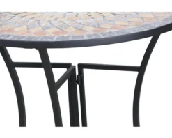 Gartentisch / Anstelltisch Siena Garden Prato 35x70 Stahl/Mosaik/schw. -Deutschland Garten Zier Verkaufs-Shop 7022e3e35ca98af1b80ce2819152a65b