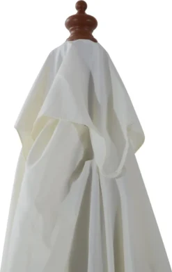 Outsunny Sonnenschirm, Knickbarer Gartenschirm, Strandschirm, 3-stufig Einstellbar, Holz+Polyester, Creme, 200 X 150 X 230 Cm -Deutschland Garten Zier Verkaufs-Shop 711849bc13d352238118e4679dc0b3f5