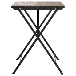 VidaXL Bistrotisch Klappbar Braun 55x54x71 Cm Poly Rattan -Deutschland Garten Zier Verkaufs-Shop 712caf6a9e7c74eaa82e19bd410fe903
