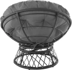 Tectake Rattansessel Gargano Drehbar - Schwarz -Deutschland Garten Zier Verkaufs-Shop 71a05c86c358a1608fe8ae35610060b2