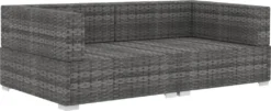VidaXL Ecksofas 2 Stk. Mit Auflagen Poly Rattan Grau -Deutschland Garten Zier Verkaufs-Shop 71a1b2ce58dfa80474101600a7c20341