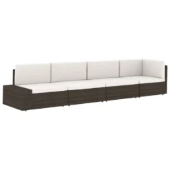 VidaXL Modulares 2-Sitzer-Sofa Poly Rattan Schwarz -Deutschland Garten Zier Verkaufs-Shop 73129879c8e79eb7aa6d057db736a580