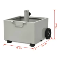 VidaXL Bepflanzbarer Sonnenschirmständer Blumentopf Grau -Deutschland Garten Zier Verkaufs-Shop 7329de05c6f28908dd520079ae9c032b