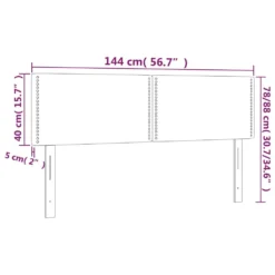 VidaXL Kopfteile 2 Stk. Hellgrau 72x5x78/88 Cm Stoff -Deutschland Garten Zier Verkaufs-Shop 73ff0a6ad7f812fc3d3a2c1e59016afc