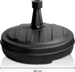 EDA Sonnenschirmständer Kunststoff Anthrazit -Deutschland Garten Zier Verkaufs-Shop 74ed2e0c0ccda5fe920a1607f9804a74