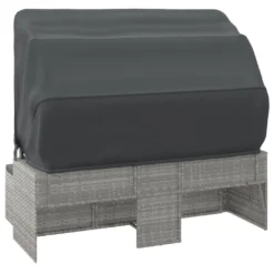 VidaXL 3-Sitzer-Gartensofa Mit Dach Und Fußhocker Grau Poly Rattan -Deutschland Garten Zier Verkaufs-Shop 757e51c129f631b4104dc01113109ad2