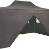 VidaXL Faltzelt Pop-Up Mit 4 Seitenwänden 3 X 4,5 M Anthrazit
