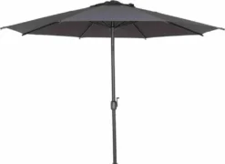 SIENA GARDEN Isa Mittelstockschirm Anthrazit/anthrazit 300 Cm L30537 -Deutschland Garten Zier Verkaufs-Shop 761e47b5f0012ec73f5346fba895a70f