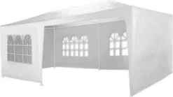 Lifetime Garten Partyzelt 2,5 X 3 X 6 Meter - Bis 70 Personen - 6 Seitenwände Und Fenstern, Gartenzelt Pavillon Für Sonnenschutz - Weiß -Deutschland Garten Zier Verkaufs-Shop 76449d7b1593c8601089c64b2be63322