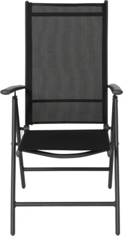 SVITA Gartenstühle Hochlehner Klappbar Campingstuhl Klappsessel 2er Set Metall Schwarz -Deutschland Garten Zier Verkaufs-Shop 76b4ea1d3eb830bd24c1207d5c708ec1