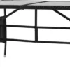 VidaXL Gartentisch Schwarz 140 X 80 X 74 Cm Poly Rattan
