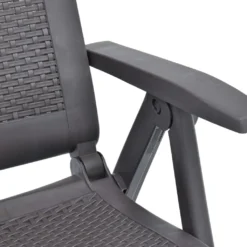 Verstellbare Gartenstühle 2er Set Garden Chair Esszimmerstühle Sessel | Garten Stapelstuhl Hochlehner Kunststoff Moccafarben - 8043 -Deutschland Garten Zier Verkaufs-Shop 76d11e44ff28c02bd5bd52128f31a139