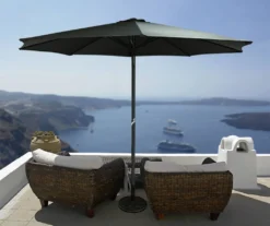 HI Sonnenschirm Aluminimum Anthrazit 3 M UV50+ -Deutschland Garten Zier Verkaufs-Shop 77cf63e1def63fa3d595947ec15cdd8d