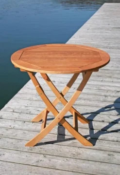 Garden Pleasure Garten Tisch Stockholm Ø 90cm Holz Eukalyptus Esstisch Klappbar -Deutschland Garten Zier Verkaufs-Shop 77d7f73a3e02d66473a5c8e33d5d4fbe