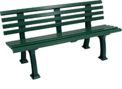 Bank SYLT 3-sitzer Aus Kunststoff Von BLOME, Dunkelgrün