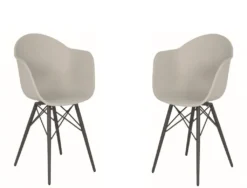 Acamp Schalensessel New York 2er Kunststoff