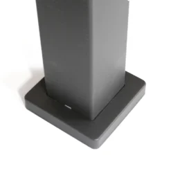 Pergola HWC-J32, Garten Lamellen-Pavillon, 11cm-Alu-Gestell 4x3m Dunkelgrau Mit Seitenwand + Moskitonetz Weiß -Deutschland Garten Zier Verkaufs-Shop 7a1dd39a211f9799de97b7bcd6e0ff0e