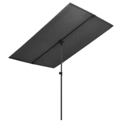 VidaXL Sonnenschirm Mit Aluminium-Mast 180 X 130 Cm Anthrazit