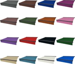 Planesium Premium Markisentuch ( 5,5m / 550cm X 300cm / 3m Anthrazit ) Markisenbespannung Markisenstoff Markisen Tuch Markisevolant OHNE Volant Ersatzstoff Fertig Genäht Wasserabweisend -Deutschland Garten Zier Verkaufs-Shop 7ab779e86fa938f15af62f30618c8629