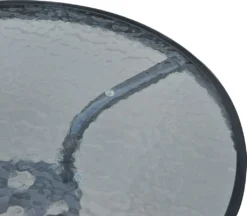 Outsunny Gartentisch Balkontisch Bistrotisch Glastisch Beistelltisch Metall+Sicherheitsglas ∅60xH70cm -Deutschland Garten Zier Verkaufs-Shop 7b69e3073365d4cc78ed24cdb41c71bb