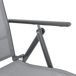 Gartenstuhl Kalamata 2er Set Outdoor-Stuhl Hochlehner Anglerstuhl Campingstuhl Zusammenklappbar Stahlgestell 105x57x68 Cm Hellgrau -Deutschland Garten Zier Verkaufs-Shop 7bb028f8edf33e5e7402f67fd2883172