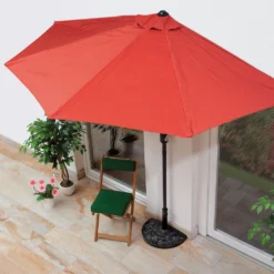 Easymaxx Balkon-Sonnenschirm »Halbrund« -Deutschland Garten Zier Verkaufs-Shop 7c0ef4f560d55ac7687bbb11ab541fef