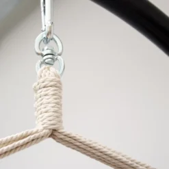 XXL Hängestuhl 2 Personen Hängematte | Max. 150 Kg Belastbar | Großer Hängesitz 185x130 Cm | 100% Baumwolle | Hängesessel Inkl. Swivel | Bordeaux Rot -Deutschland Garten Zier Verkaufs-Shop 7c10d1d0a4cd54d46ae806ffc81a8394