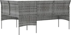 VidaXL 5-tlg. Sofagarnitur In L-Form Mit Kissen Poly Rattan Grau -Deutschland Garten Zier Verkaufs-Shop 7cf567c46a99bf06910a2979443e9914