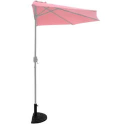 DEUBA Sonnenschirmständer Halbrund Balkon 9kg In Gussoptik Standfest Robust Aus Zement Hohe Standfestigkeit Schwarz 50cm X 31cm X 31cm Schirmständer -Deutschland Garten Zier Verkaufs-Shop 7cfd9ff8cfdbab92e1120316f26f747d