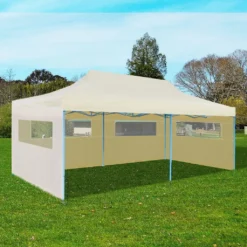 VidaXL Pop-Up-Partyzelt Faltbar Creme 3×6 M -Deutschland Garten Zier Verkaufs-Shop 7d862397c8df3321fd415b95e0de6c74