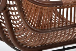 Rattanstuhl VENUS Rattan-Stühle Korb-Stuhl Korb-Sessel - Braun - Retro 50er Lounge Loft Esszimmer Garten Küche Bistro Balkon Terrasse Mit Armlehne -Deutschland Garten Zier Verkaufs-Shop 7e2e3764444b41dfda4f3d5f91befa20