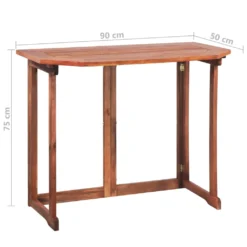 VidaXL Bistrotisch 90x50x75 Cm Akazie Massivholz -Deutschland Garten Zier Verkaufs-Shop 7ee5460bc0daedd8539ff5caf867799c