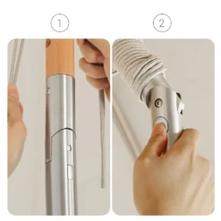 SONGMICS Sonnenschirm 300 Cm, Sonnenschutz Bis UPF 50+, Knickbar, Achteckiger, Schirmmast Und Schirmrippen Aus Holz, Ohne Ständer, Beige GPU32BE -Deutschland Garten Zier Verkaufs-Shop 7f2692b9864b72b6b889d1b833ec3a67 1