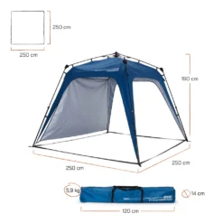 Where Tomorrow Pop Up Pavillon - 250 X 250 X 190 Cm - Blau -Deutschland Garten Zier Verkaufs-Shop 7fb2bdb0104f85de43f1e194c2d0a5f9