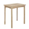Gartentisch Balkontisch PITTSBURGH 70 X 50 Cm Aus Teak
