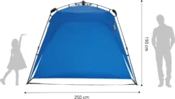 Where Tomorrow Pop Up Pavillon - 250 X 250 X 190 Cm - Blau -Deutschland Garten Zier Verkaufs-Shop 804fe58abdf46d2c8b9f4464cc4b43b5