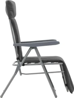 VidaXL Klappbare Gartenstühle Mit Polstern 2 Stk. Grau -Deutschland Garten Zier Verkaufs-Shop 80cd0d9192a12ec5abfe1382d41a1f59