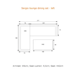 Garden Impressions Sergio Lounge/Dining Set 3-teilig Links Hellgrau -Deutschland Garten Zier Verkaufs-Shop 818316a07f89d76a9ad79005eaf82dd8