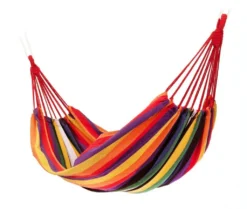 MODERN HOME Hängematte Doppelhängematte Für 1-2 Personen Outdoor Baumwolle Tragbar Garten Camping Hängematte Belastbarkeit 150kg Rainbow Geeignet Für Reise XXL GW-906 -Deutschland Garten Zier Verkaufs-Shop 829665604eaf561f88984415c31c3612