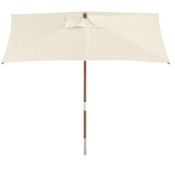 Anndora Sonnenschirm 2,5x1,5m Eckig Knickbar Natural - Natural -Deutschland Garten Zier Verkaufs-Shop 830f1081f91472662f0751ff79adad3e