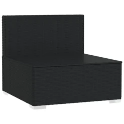 VidaXL 4-Sitzer-Sofa Mit Kissen Schwarz Poly Rattan -Deutschland Garten Zier Verkaufs-Shop 8330e9b7769a0745cc09c3f9a62f3440