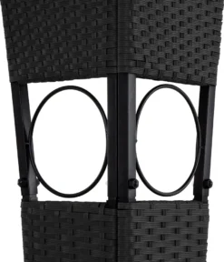 Tectake Rattan Garten Pavillon Mona 3x4m - Schwarz/anthrazit -Deutschland Garten Zier Verkaufs-Shop 834869ab7eb8e285a7ae8a08dab36e8a