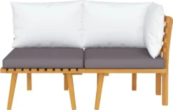 VidaXL 2-tlg. Garten-Lounge-Set Mit Kissen Massivholz Akazie -Deutschland Garten Zier Verkaufs-Shop 8385d3fbc872459d662ebb0d44f555fe