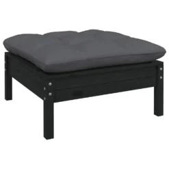 VidaXL 9-tlg. Garten-Lounge-Set Mit Kissen Schwarz Kiefernholz -Deutschland Garten Zier Verkaufs-Shop 83af0c6adc46bb0756d9ce914c406398