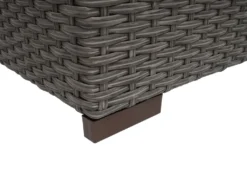 Poly-Rattan Garnitur HWC-J38, Garten-/Lounge-Set Sitzgruppe, Spun Poly Halbrundes Rattan Grau, Kissen Anthrazit -Deutschland Garten Zier Verkaufs-Shop 83ef8b2da421d4955211c5e509957aa2